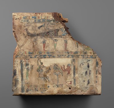 Fragment de couvercle de cercueil - Unknown artist