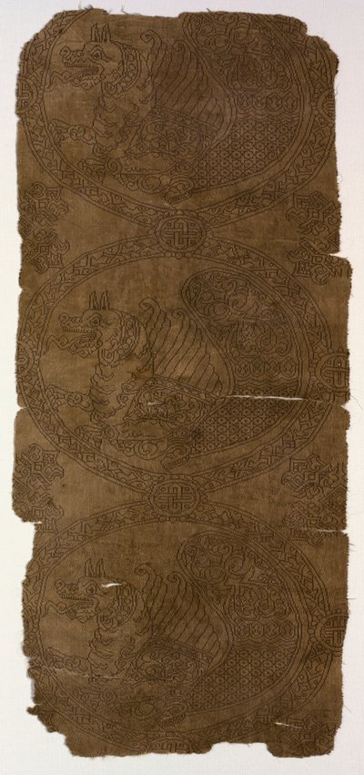 Fragment avec Senmurvs - Unknown artist