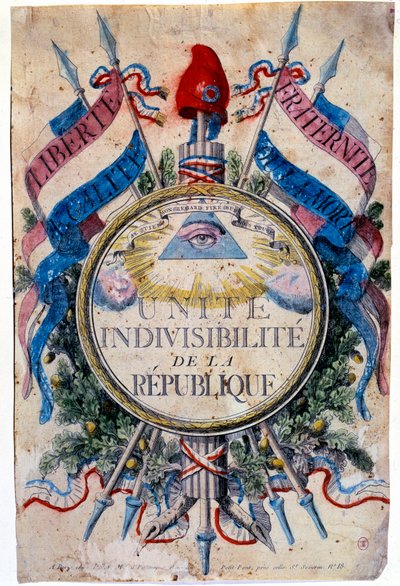 Révolution française : Liberté, égalité, fraternité ou la mort - Unknown artist