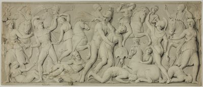 Frise avec la bataille des Amazones - Unknown artist