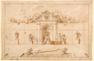 Mur de jardin - Unknown artist
