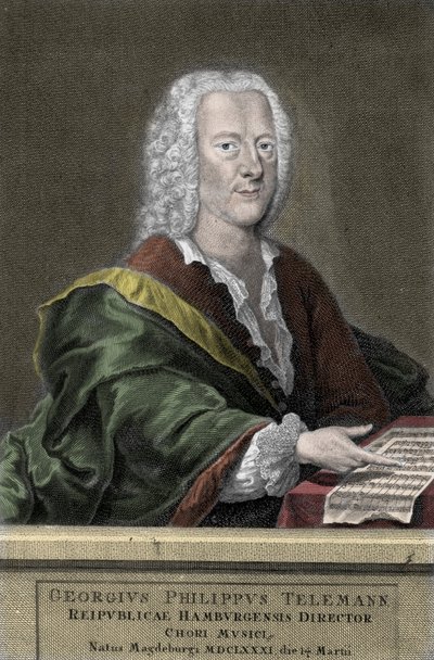 Georg Philipp Telemann (1681-1767), compositeur allemand - Unknown artist