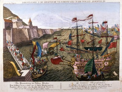 Grand Siège de Gibraltar 1779-1783 - Unknown artist