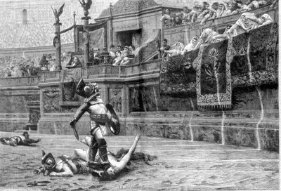 Combat de gladiateurs à l