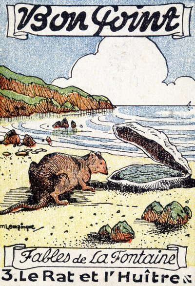 Bon point illustré par la fable de Jean de La Fontaine « Le rat et l