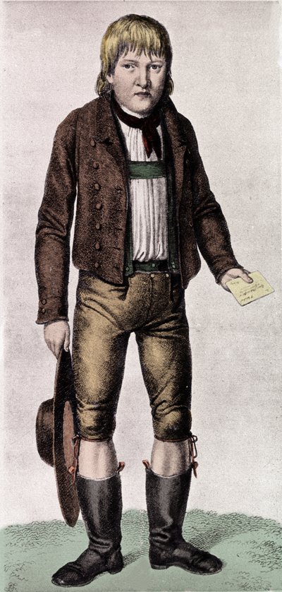 Grands Enigmes : portrait de Gaspard (Kaspar) Hauser surnommé l