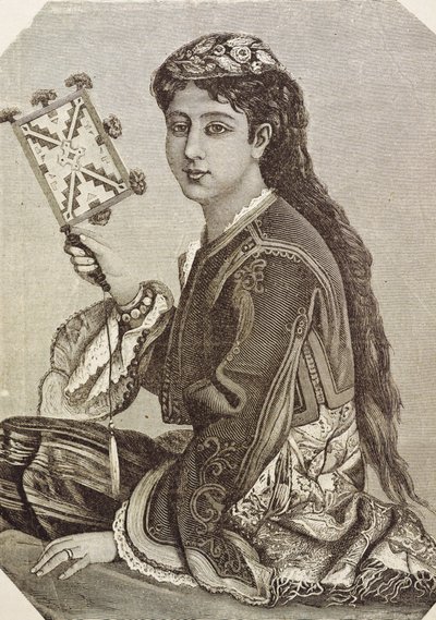 Grèce (19ème siècle). Société. Jeune Grec. 1879. Gravure - Unknown artist