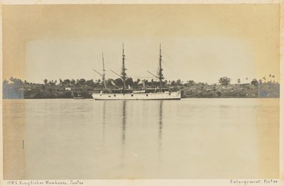 HMS Kingfisher. Mombassa. - Unknown artist