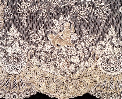 Mouchoir en dentelle de Bruxelles - Unknown artist