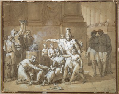 Hannibal jurant une inimitié éternelle envers Rome - Unknown artist