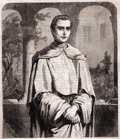 Henri Lacordaire, prêtre et dominicain français (1802-1861) - Unknown artist