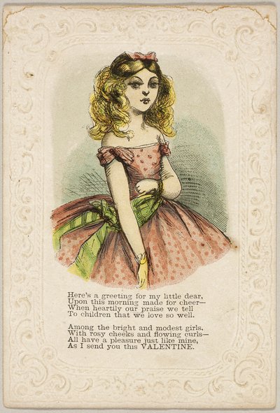 Voici des vœux pour ma petite chérie (valentin) - Unknown artist