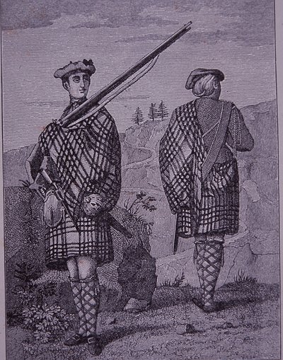 Soldats des Highlands à la fin du XVIIIe siècle - Unknown artist