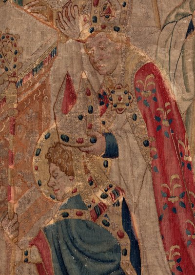 Histoire de Saint Piat et Saint Éleuthère, Scène 10 : Saint Éleuthère est sacré évêque (détail) - Unknown artist