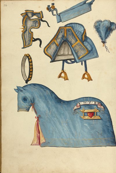Armure de cheval - Unknown artist