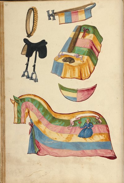 Armure de cheval - Unknown artist