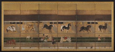 Chevaux et Palefreniers dans l