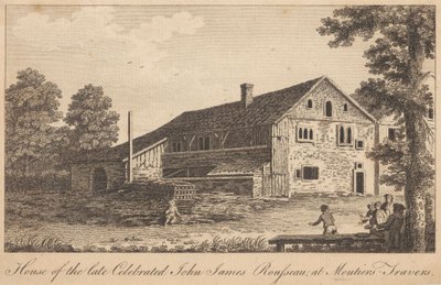Maison du défunt célèbre Jean-Jacques Rousseau, à Moutiers-Travers - Unknown artist
