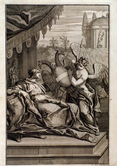Illustration pour la page de titre des sonates pour violon, violoncelle et clavecin par Tartini - Unknown artist