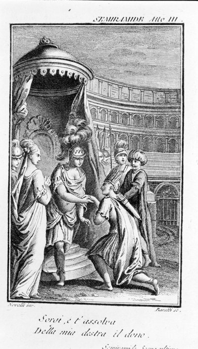 Illustration de Sémiramis, opéra d