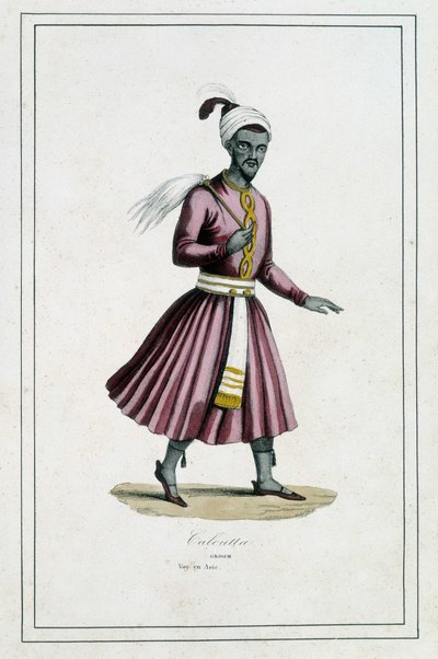 Inde : Palefrenier de Calcutta - dans « Les différents peuples de la terre » par Père Paul Jonhanneaud, Librairie des Bons livres - Unknown artist