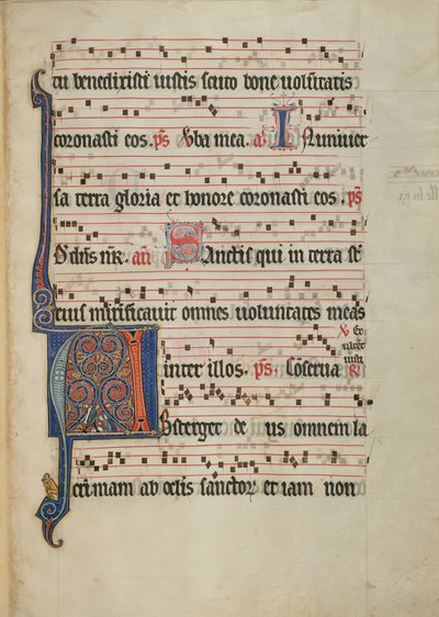 Initiale A : La décapitation de quatre martyrs - Unknown artist