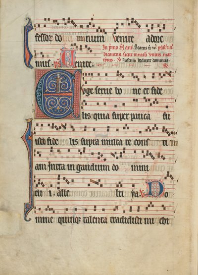 Initiale E : Un évêque - Unknown artist
