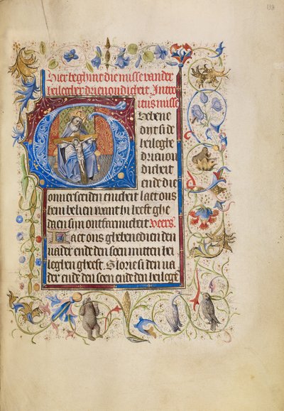 Initiale G : Le trône de la grâce - Unknown artist