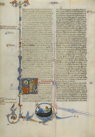 Initial H : Moïse parle aux Israélites - Unknown artist