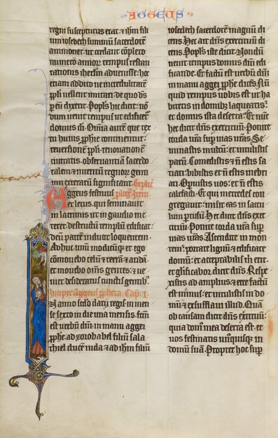 Première partie : Dieu parle à Aggée - Unknown artist