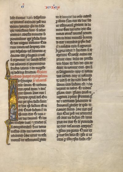 Initiale I : Saint Jean l