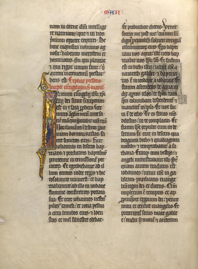 Initiale I : Saint Marc et son symbole - Unknown artist