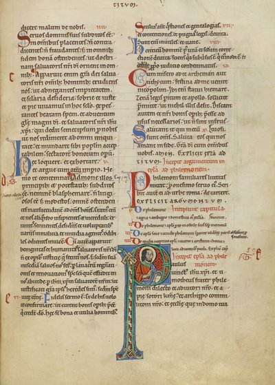 Initial P : Saint Paul - Unknown artist