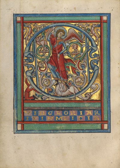 Première question : Saint Michel et le dragon - Unknown artist