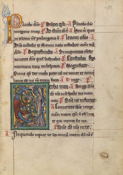 Initial V : Un dragon et une femme - Unknown artist