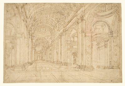 Intérieur de la basilique Saint-Pierre - Unknown artist