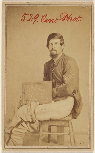[J.D. Brua, A. 93rd Pa. Victime de la guerre civile] - Unknown artist