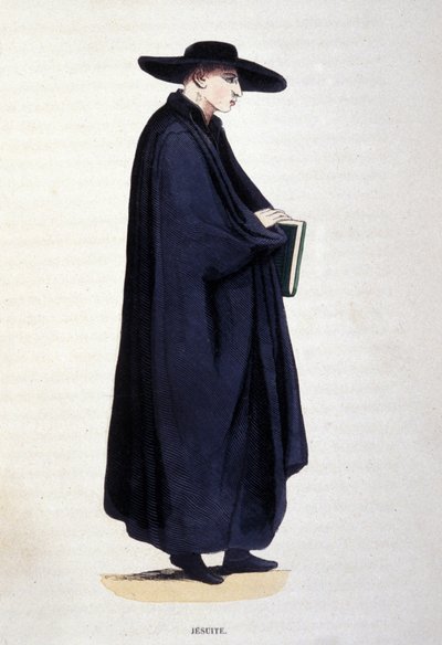 Jésuite. Gravure d