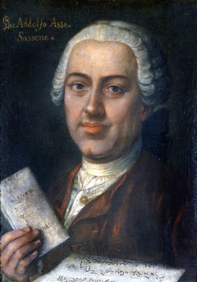 Johann Adolf Hasse, compositeur allemand 1699-1783. Museo della Scala de Milan - Unknown artist