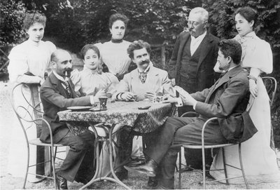 Johann Strauss dans les cercles de compagnons à Ischl - Unknown artist