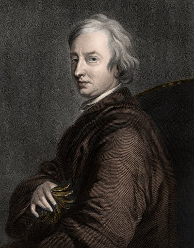 John Dryden 1631-1700 - gravure - XIXe siècle - Unknown artist