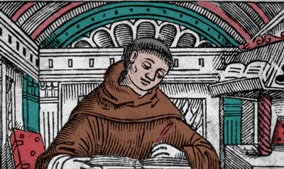 John Duns Scot (1265? -1308), aussi appelé Jean Duns Scott ou Jean Duns Scot, philosophe franciscain. Gravure du 16ème siècle - Unknown artist
