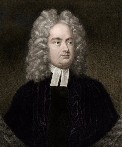Jonathan Swift (1667-1745) - gravure - 19ème siècle - Unknown artist