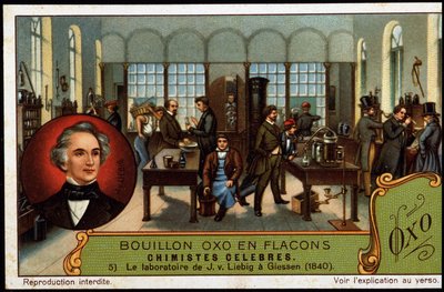 Laboratoire de Justus von Liebig à Giessen (1840) - Unknown artist