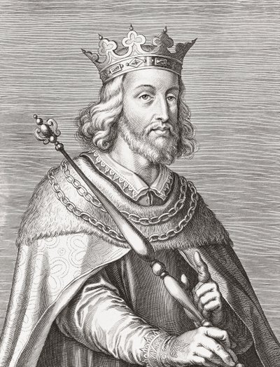 Roi Ferdinand Ier du Portugal. Portrait. - Unknown artist