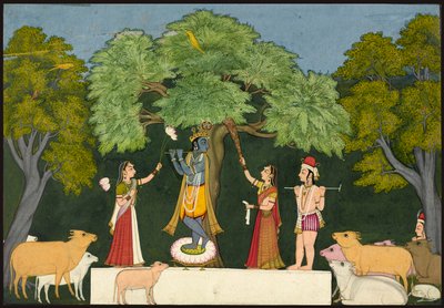 Krishna divertit ses compagnons - Unknown artist