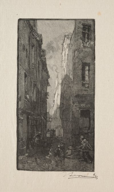 La Rue des Cordiers - Unknown artist