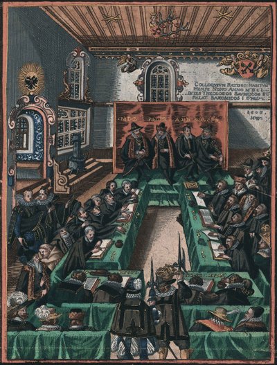 La conférence religieuse de Ratisbonne en 1601 - Unknown artist