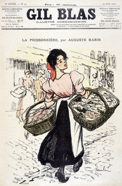 La poissonnière - Unknown artist