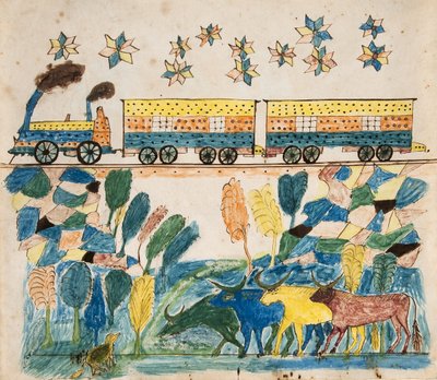 Paysage - Train - Unknown artist